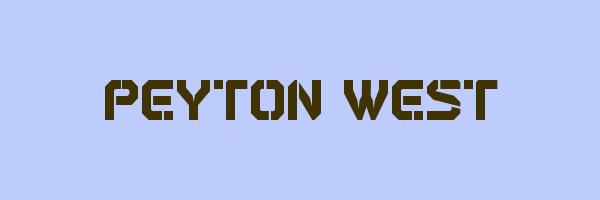 PEYTON WEST Logo