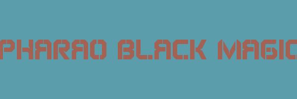 PHARAO BLACK MAGIC Logo