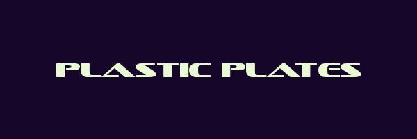 PLASTIC PLATES Logo