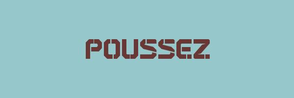 POUSSEZ Logo