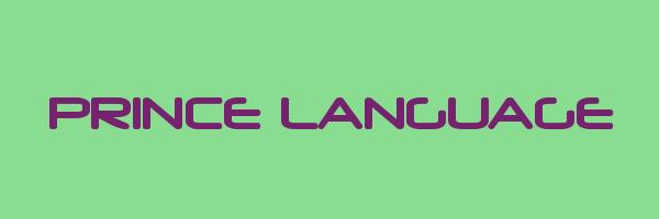 PRINCE LANGUAGE Logo