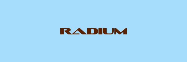RADIUM Logo
