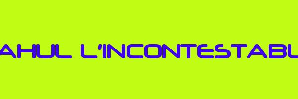 RAHUL L'INCONTESTABLE Logo