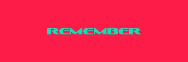 REMEMBER Logo