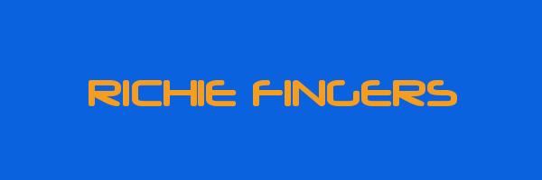 RICHIE FINGERS Logo