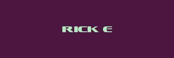 RICK E Logo