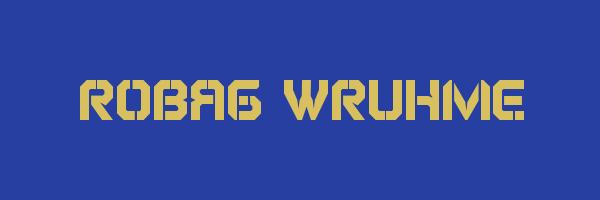 ROBAG WRUHME Logo