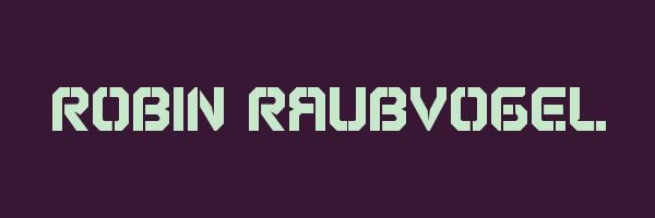 ROBIN RAUBVOGEL Logo
