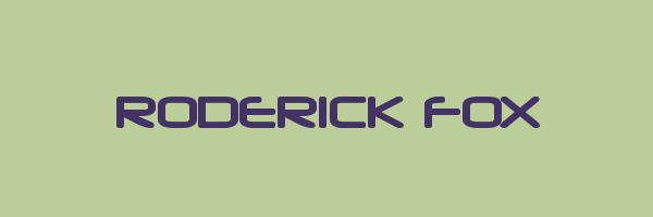 RODERICK FOX Logo