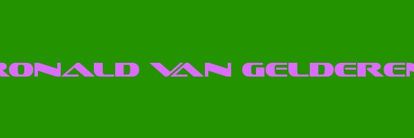 RONALD VAN GELDEREN Logo