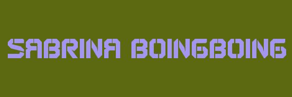 SABRINA BOINGBOING Logo