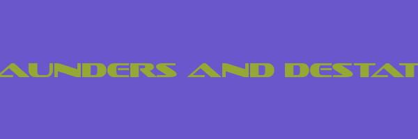 SAUNDERS AND DESTATE Logo