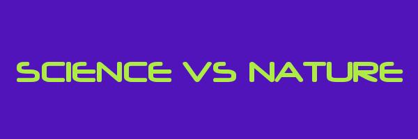SCIENCE VS NATURE Logo