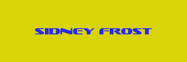 SIDNEY FROST Logo