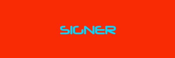 SIGNER Logo