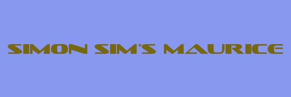 SIMON SIM'S MAURICE Logo