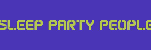 SLEEP PARTY PEOPLE Logo