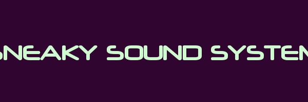 SNEAKY SOUND SYSTEM Logo