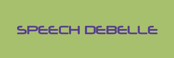SPEECH DEBELLE Logo