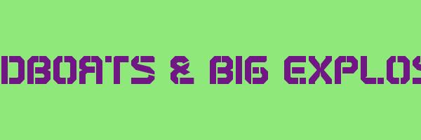SPEEDBOATS & BIG EXPLOSIONS Logo