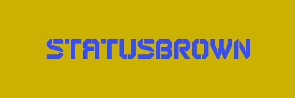 STATUSBROWN Logo