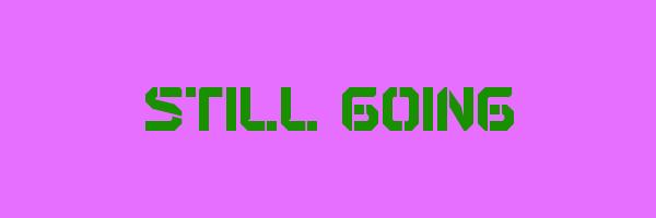 STILL GOING Logo