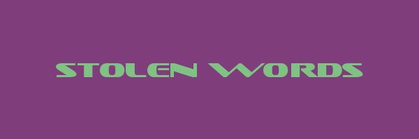 STOLEN WORDS Logo