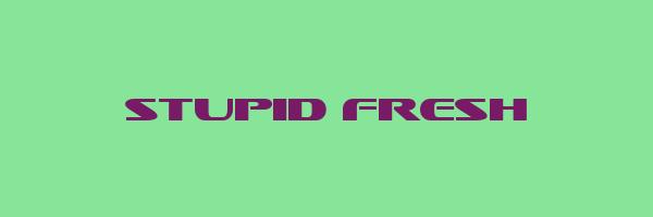 STUPID FRESH Logo