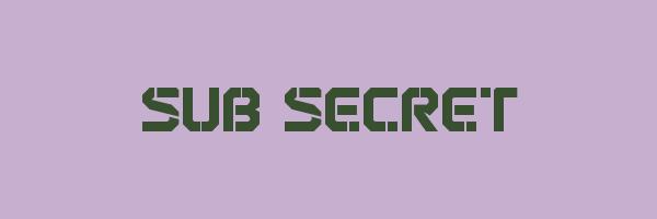SUB SECRET Logo