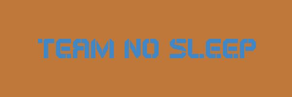 TEAM NO SLEEP Logo