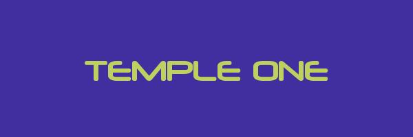 TEMPLE ONE Logo