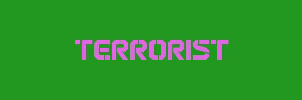TERRORIST Logo