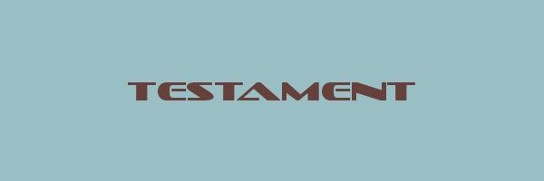 TESTAMENT Logo