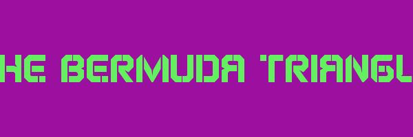 THE BERMUDA TRIANGLE Logo