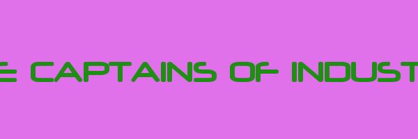 THE CAPTAINS OF INDUSTRY Logo