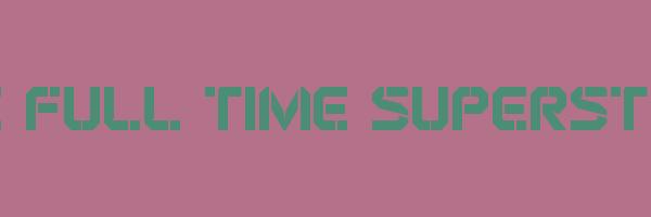 THE FULL TIME SUPERSTARS Logo