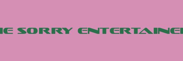 THE SORRY ENTERTAINERS Logo