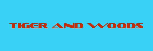 TIGER AND WOODS Logo