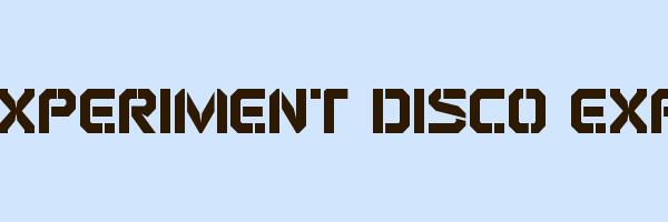 TOBOR EXPERIMENT DISCO EXPERIENCE Logo