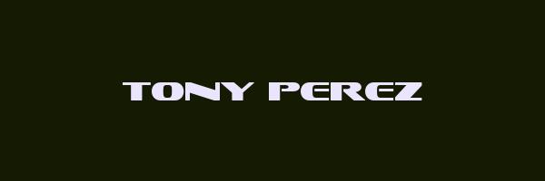 TONY PEREZ Logo