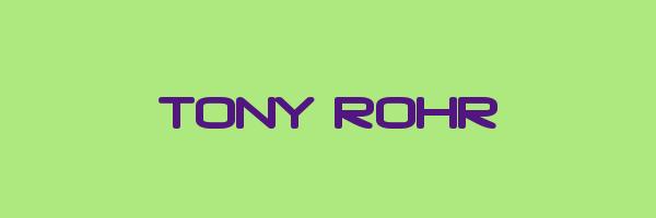 TONY ROHR Logo