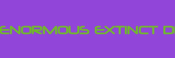 TOTALLY ENORMOUS EXTINCT DINOSAURS Logo