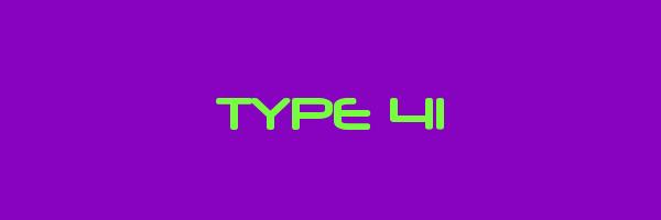 TYPE 41 Logo