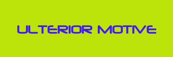 ULTERIOR MOTIVE Logo
