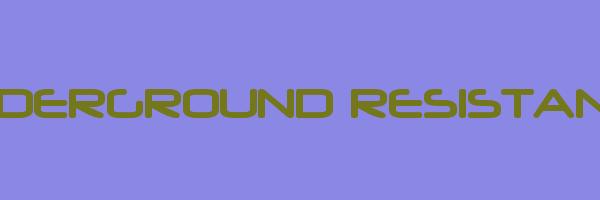 UNDERGROUND RESISTANCE Logo