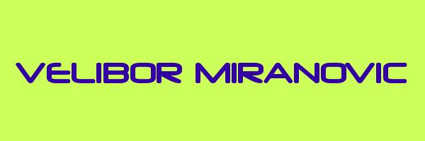 VELIBOR MIRANOVIC Logo
