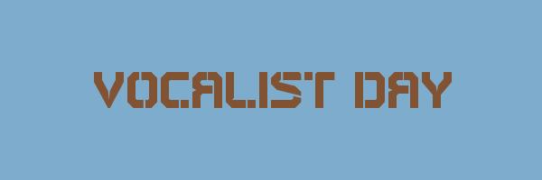 VOCALIST DAY Logo