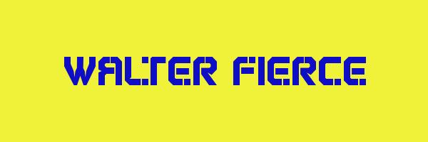 WALTER FIERCE Logo