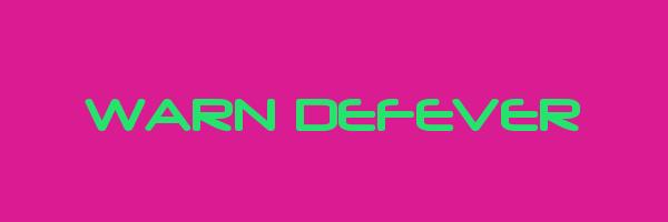 WARN DEFEVER Logo