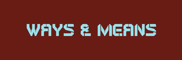 WAYS & MEANS Logo